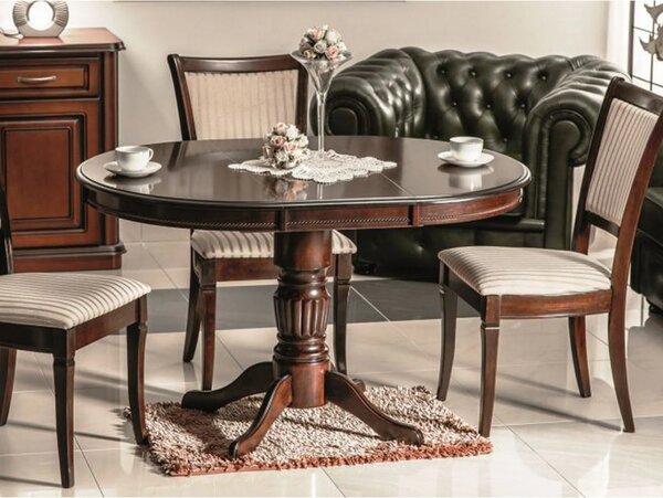 Masa bucatarie maro MARGO, 90/125X90X75
