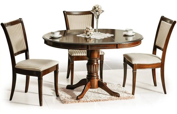 Masa bucatarie maro MARGO, 90/125X90X75