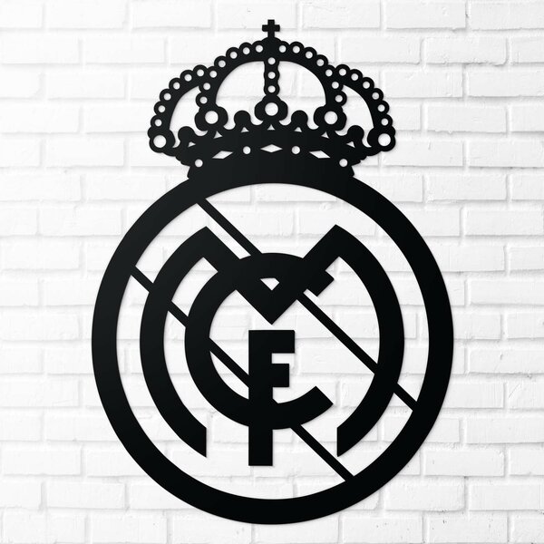 DUBLEZ | Tablou Real Madrid din lemn