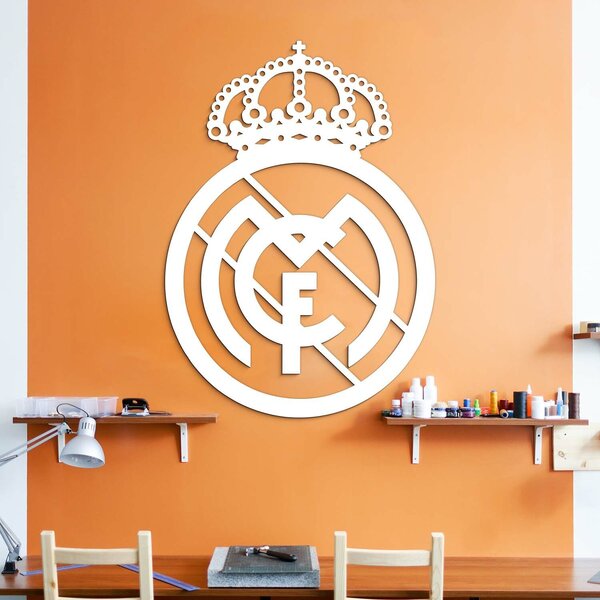 DUBLEZ | Tablou Real Madrid din lemn