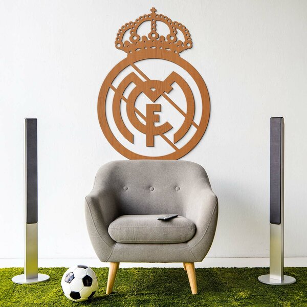 DUBLEZ | Tablou Real Madrid din lemn