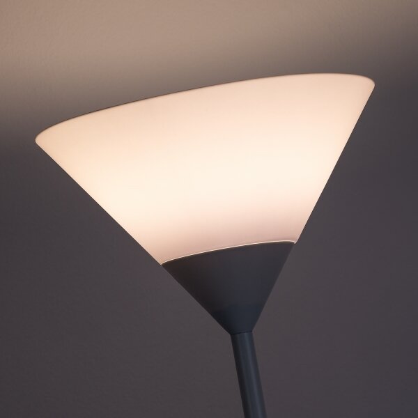 Brilagi - Lampadar ARIANA 1xE27/100W/230V + 1xE14/25W alb