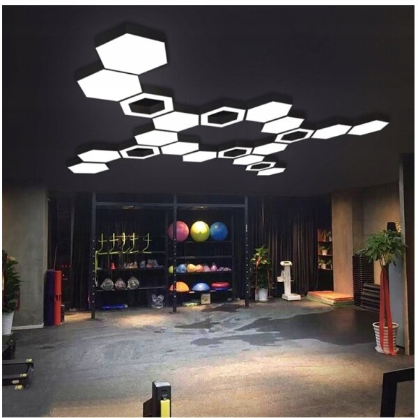 Lustră LED suspendată pe cablu, 20W/230V, neagră