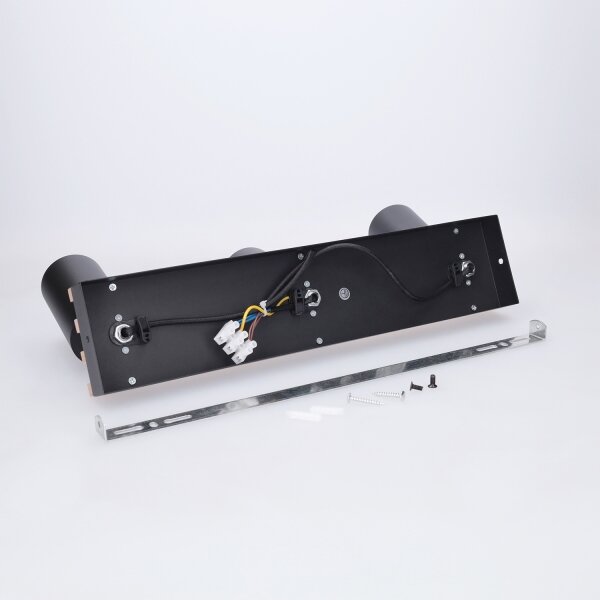 Brilagi - Lampă spot SELE WOOD ACOUSTIC 3xGU10/30W/230V negru/lemn