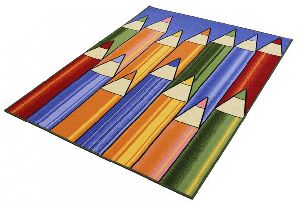 Model Creioane 1358, Covor Copii, Multicolor 100 x 160