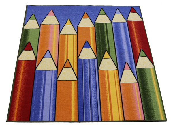 Model Creioane 1358, Covor Copii, Multicolor 100 x 160