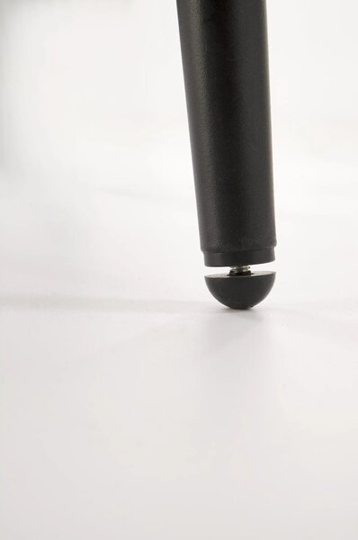 Scaun K580, gri - HLR 21, stofa catifelata/otel, 51x61x85 cm