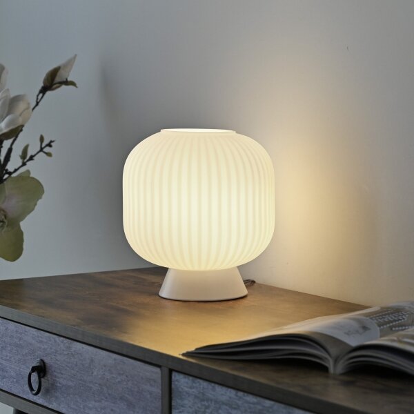 Schöner Wohnen 13573-16 - Lampă de masă NAMI 1xE27/25W/230V, albă