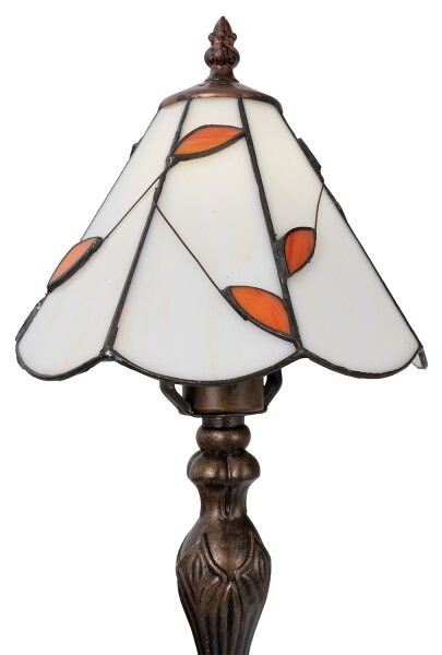 Brilagi - Lampă de masă Tiffany cu vitralii FOLIA 1xE27/60W/230V