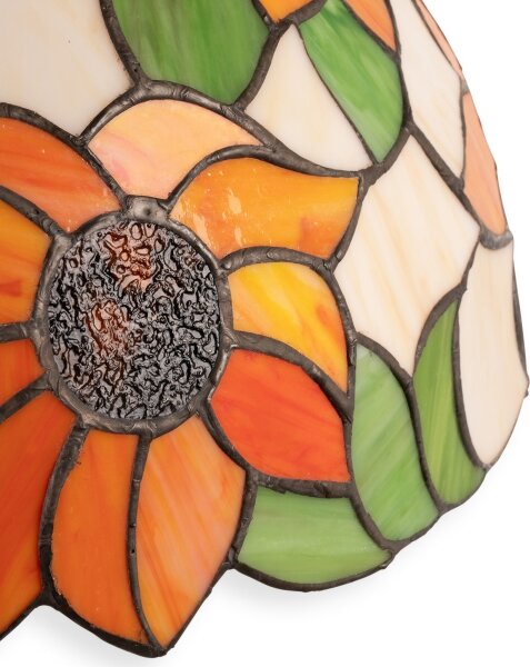 Brilagi - Lampă de masă Tiffany din vitralii SUNFLOWER 2xE27/60W/230V