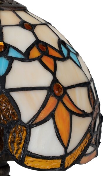 Brilagi - Lampă de masă Tiffany din vitralii MIRABELLA 1xE27/60W/230V