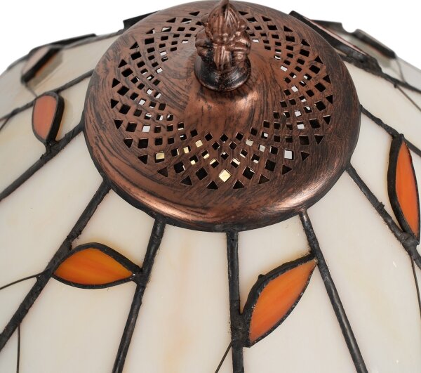 Brilagi - Lampă de masă Tiffany FOLIA din vitralii 1xE27/60W/230V