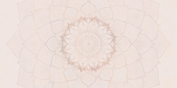 Tapet Mandala rotundă, tapet pentru spațiul de yoga sau pentru a armoniza spațiul personal. Mandala de perete, Ombre tapet foto, w01088 : Uwalls.ro