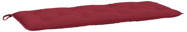 Pernă bancă de grădină, roșu vin, 120x50x7 cm, textil oxford