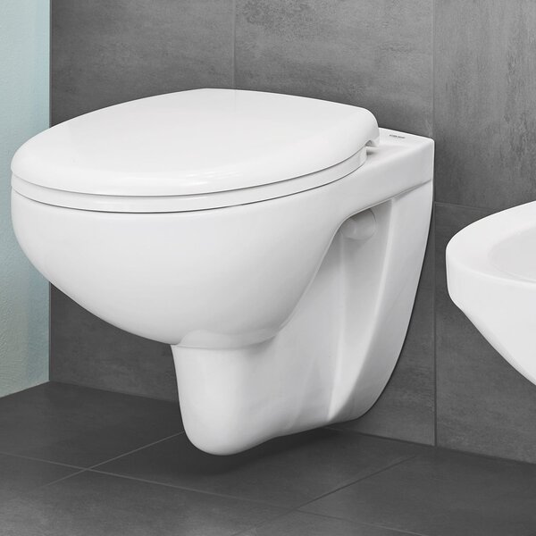 Grohe Bau Ceramic vas wc cu capac soft-close agăţat fără margine alb 39351000