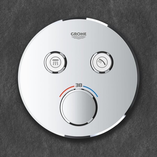 Grohe Grohtherm SmartControl baterie cadă-duș ascuns cu termostat crom 29119000
