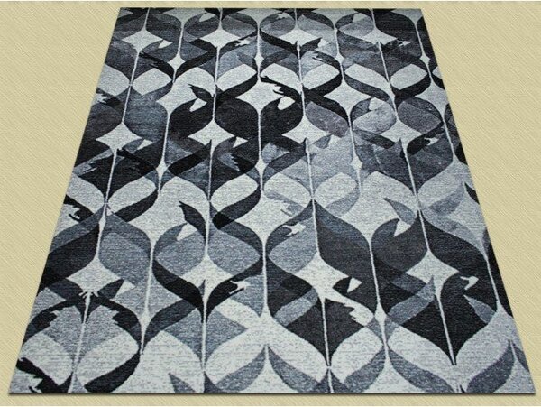 Covor Dream 18011-190, Marime 120 x 170 cm, Gri, Inaltime Fir 8 mm, Antialergic, Polipropilena, Living, Dormitor, Sufragerie, Birou 120 x 170