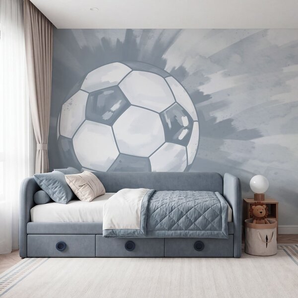 Fototapet Mingea de fotbal în aer, Fototapet fotbal, Fototapet populare, t00940v1 - Tapeko.ro