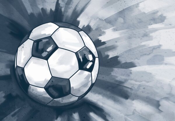 Fototapet Mingea de fotbal în aer, Fototapet fotbal, Fototapet populare, t00940v2 - Tapeko.ro