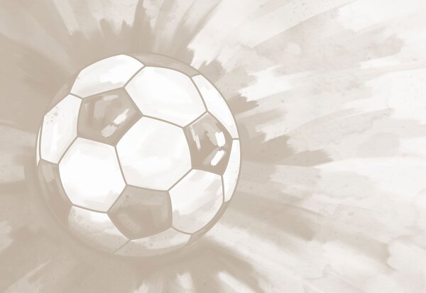 Fototapet Mingea de fotbal în aer, Fototapet fotbal, Fototapet populare, t00940v3 - Tapeko.ro