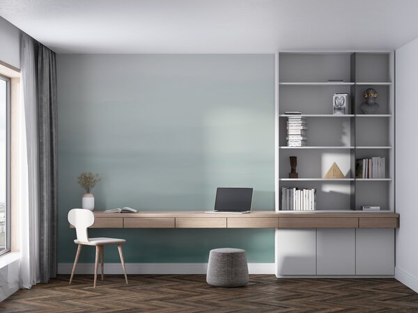 Tapet Albastru ombre fundal, Fototapet Acuarelă, w01642v1 : Uwalls.ro