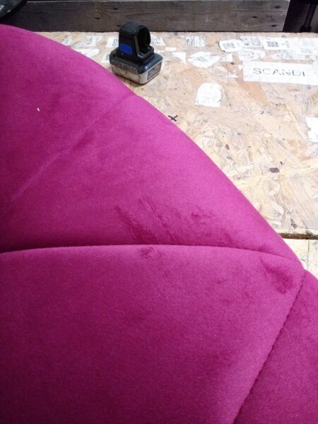 Scaun de birou burgundy AVOLA VELVET calitatea II, PROMOTIE