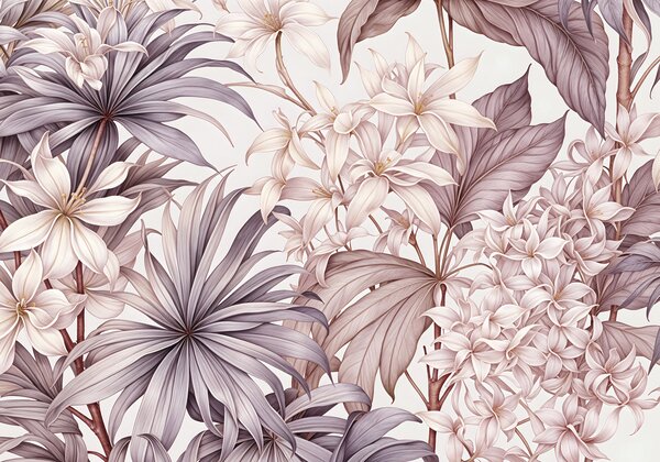 Fototapet Compoziție florală elegantă în nuanțe delicate, Fototapet natură, Fototapet populare, w08318v1 - Tapeko.ro