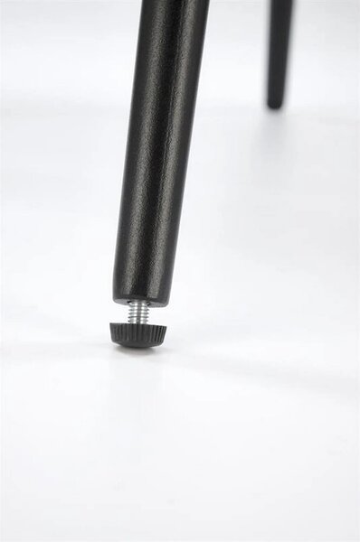 Scaun rotativ K550, bej/negru, stofa clasica/metal, 57x57x78 cm