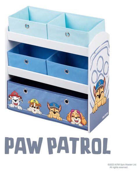 Organizator de jucării pentru copii 63.5x29.5x67 cm Paw Patrol – Roba