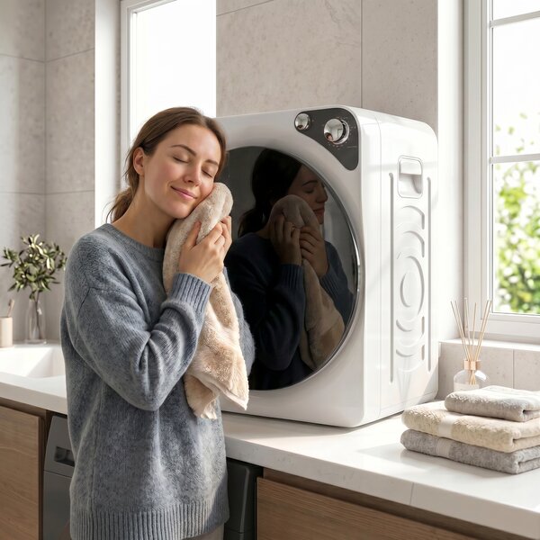HOMCOM Mini uscător portabil 5 kg, 5 programe, 1000W, până la 60℃, timer, tambur din oțel inoxidabil, pentru casă, Alb | Aosom Romania