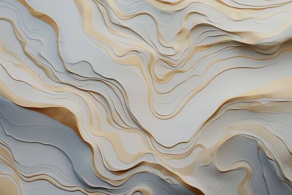 Fototapet Wall mural Abstract waves of light tones, Fototapet abstracte, Fototapet populare, w04255 - Tapeko.ro