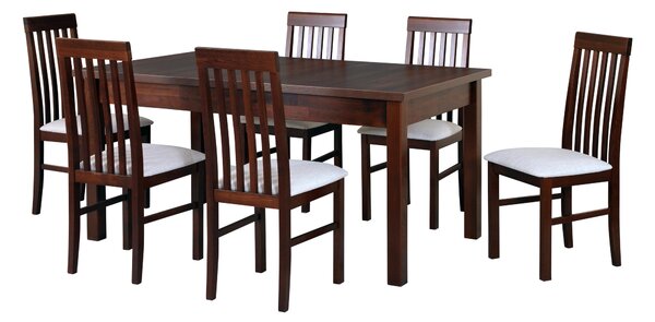 Set masă scaune pentru sufragerie Brax (pentru 6 până la 8 persoane). 608103