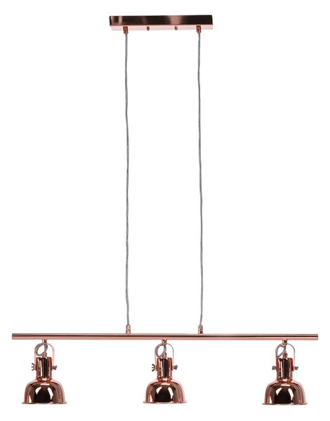 Lampă suspendată în stil retro, metal, roz auriu, AVIER TIP 4