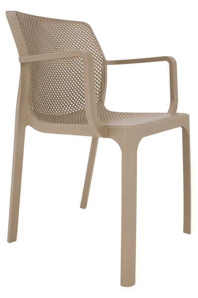 KONDELA Scaun stivuibil, gri-maro / plastic, FRENIA