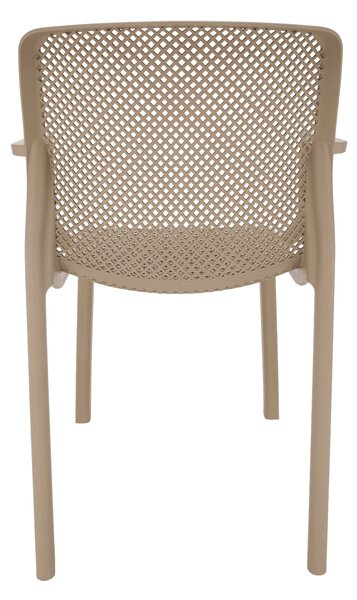 KONDELA Scaun stivuibil, gri-maro / plastic, FRENIA