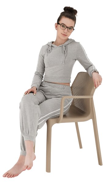 KONDELA Scaun stivuibil, gri-maro / plastic, FRENIA