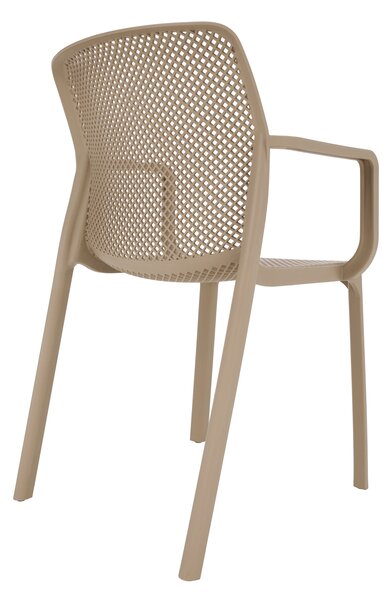 KONDELA Scaun stivuibil, gri-maro / plastic, FRENIA