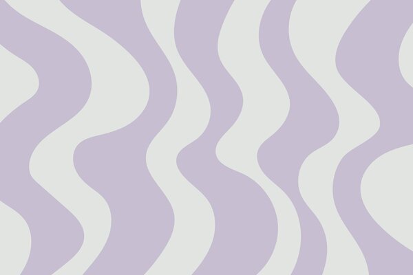 Fototapet Linii ondulate violet și alb, Fototapet moderne, Fototapet populare, w01833v4 - Tapeko.ro