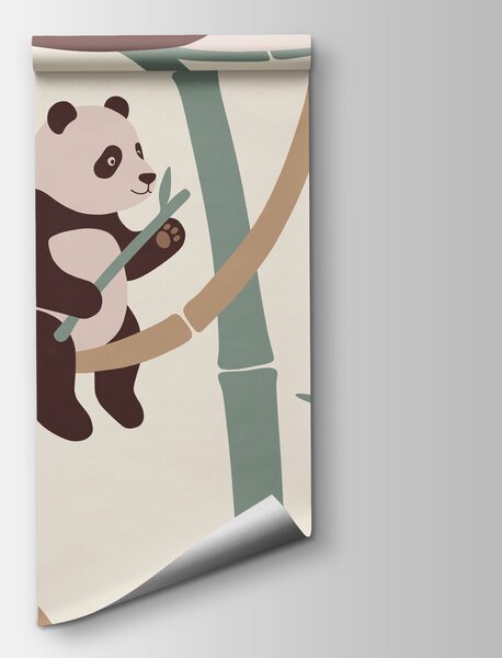 Fototapet Panda pe un copac, Fototapet animale, Fototapet populare, t00963 - Tapeko.ro