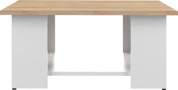 Masuta de cafea Square alb-stejar 67/31 cm