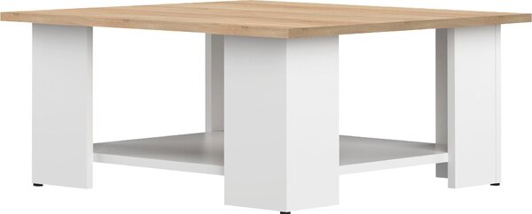 Masuta de cafea Square alb-stejar 67/31 cm