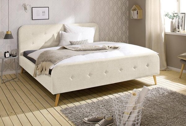 Pat tapitat Amrun crem 180/200 cm