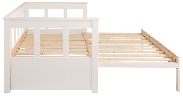 Daybett Aira extensibil alb 90/200 cm