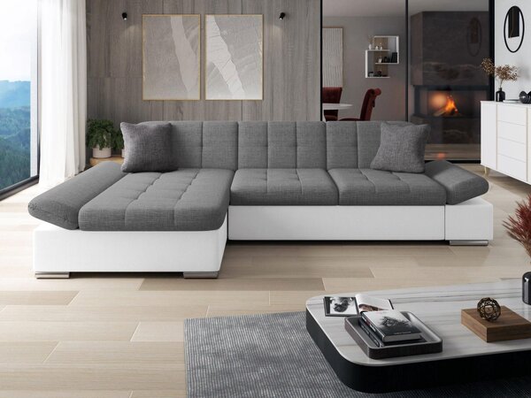 Colțar cu funcție de dormit Raphael (S) (piele ecologică Soft 017 + Lux 06 + Lux 05). 1060104