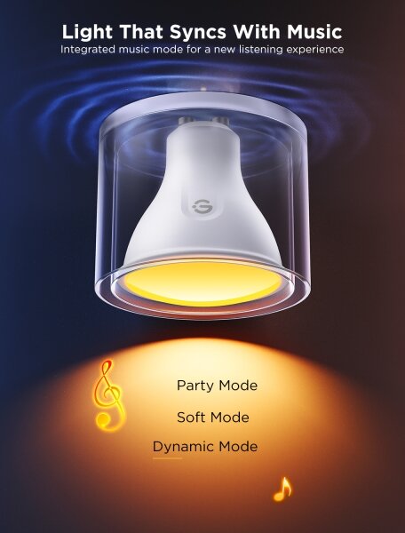 SET 2x bec LED RGBWW dimabil Govee GU10/4,8W/230V 2700-6500K Wi-Fi