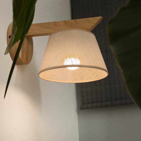 Aplica de perete ANTONIO 1xE14/40W/230V stejar