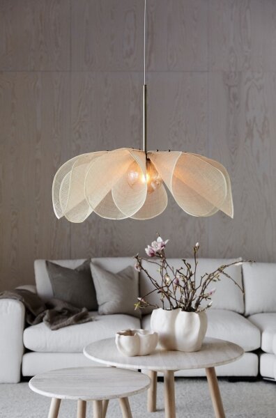 Lustră pe cablu Markslöjd 108661 STYRKA 1xE27/40W/230V d. 75 cm bej