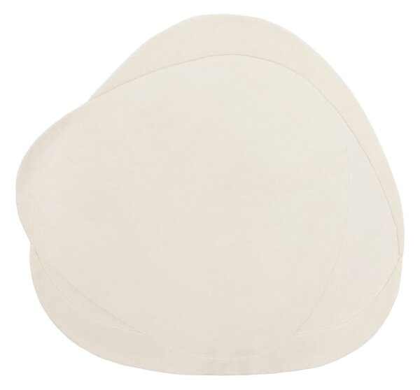 Covor alb din lână 150x150 cm Olsen – Asiatic Carpets