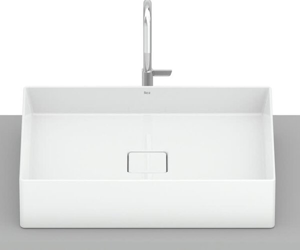 Roca Terra lavoar 51x36 cm dreptunghiular de blat alb luciu A32787Z000