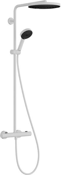 Hansgrohe Pulsify S Puro set de duș perete cu duș de ploaie alb 24237700